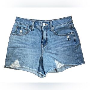 Old navy women’s high waisted size 14 denim jean shorts
